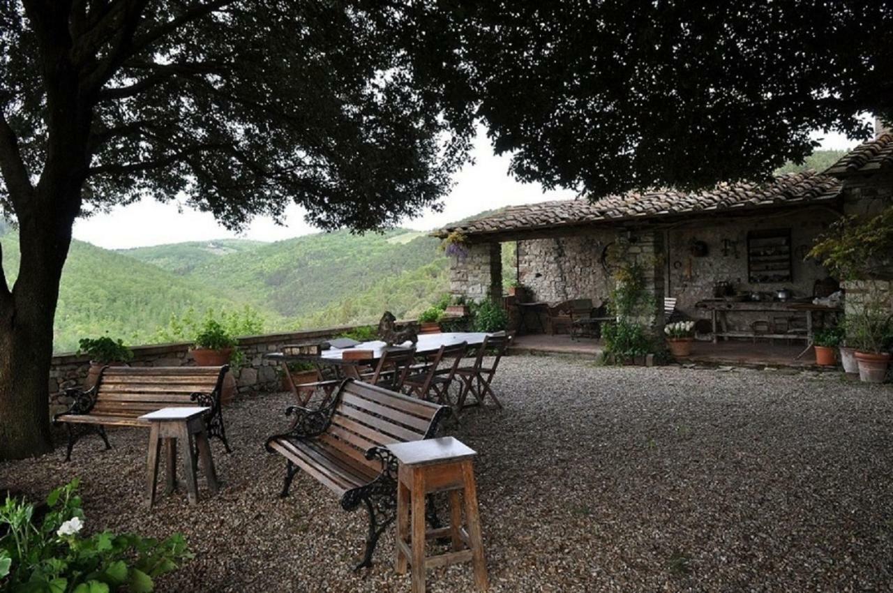 Castello Di Colognole - Appartamento Quaratesi Greve in Chianti Kültér fotó